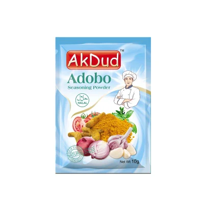 Akdud Halal Zwiebel-Gemüse-Adobo-Gewürzpulver 10 g/Beutel